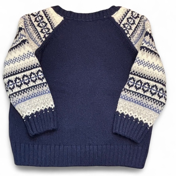 NWT Janie & Jack moose sweater (12–18M) - Picture 3 of 7